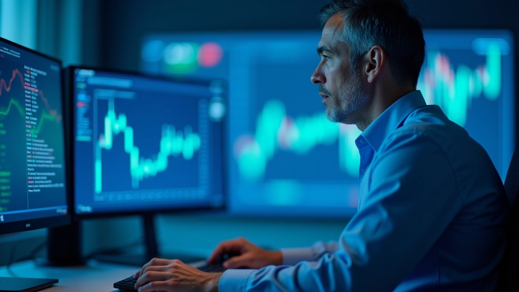 Tableau de bord de trading montrant les graphiques en temps réel des quotas d'émission avec indicateurs techniques